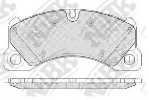 Колодки тормозные передние