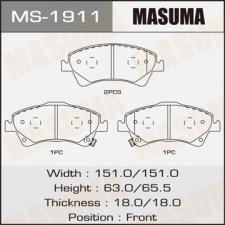 Колодки  дисковые Masuma  