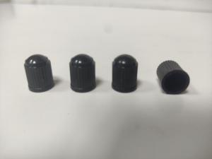Колпачки на шинный вентиль, черные, пластик (цена за комплект - 4шт.)