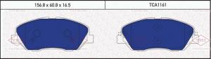 Колодки тормозные дисковые передние HYUNDAI Santa Fe 06->SSANYONG Actyon 11->KIA Carni TATSUMI TCA1161