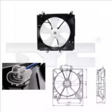 Диффузор радиатора  TOYOTA COROLLA AE100 (05.92-04.97)