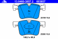 13,0460-3857,2_колодки дисковые передние!_ BMW X3 F25 3,0_2,0d 10>