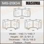 Колодки тормозные NISSAN PATROL (Y62) 10- передние MASUMA